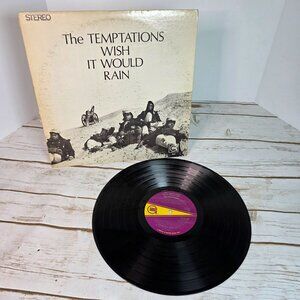 The Temptations Wish It Would Rain Vinyl Record Album Gordy 1968 Stereo GLPS-927